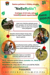 ❗VAIKŲ VASAROS STOVYKLA❗